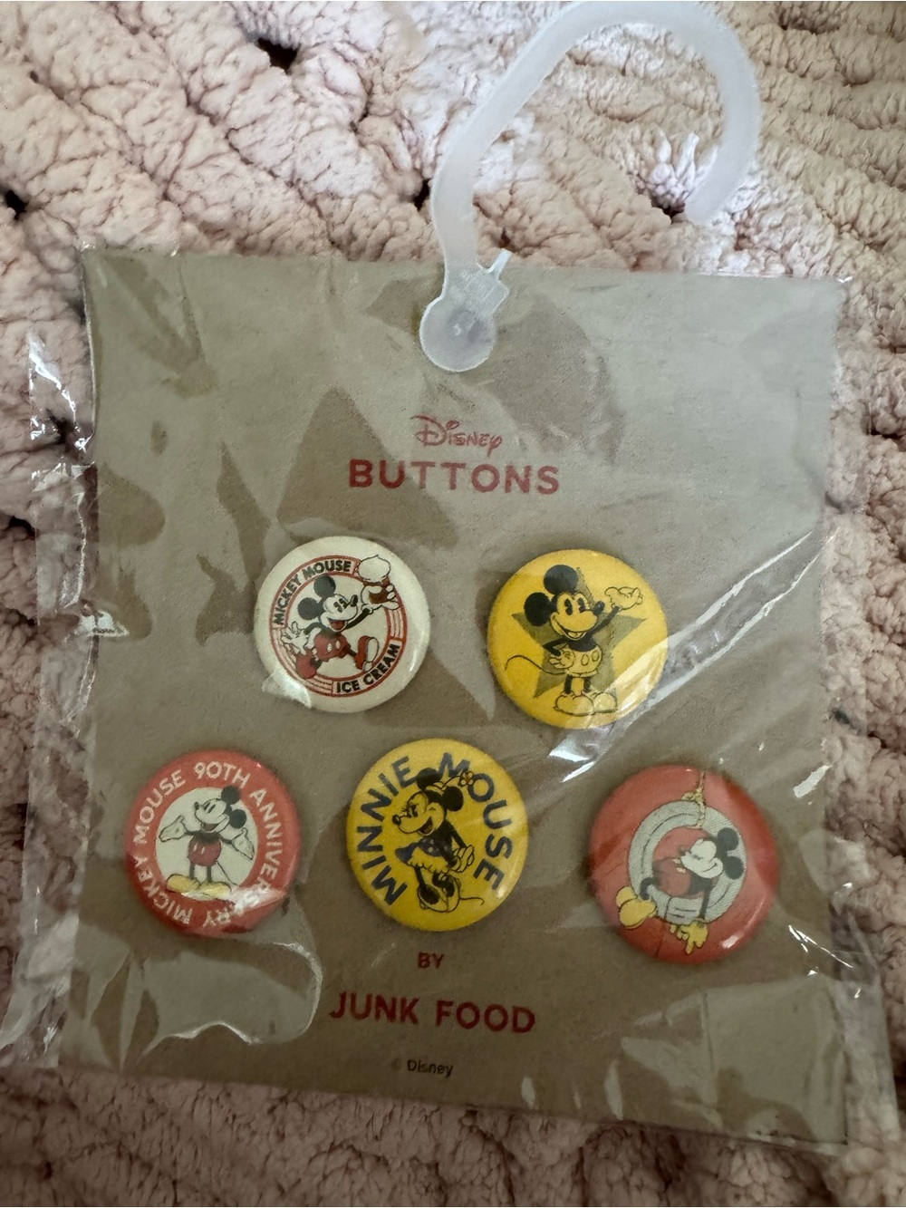 Disney Buttons by Junk Food